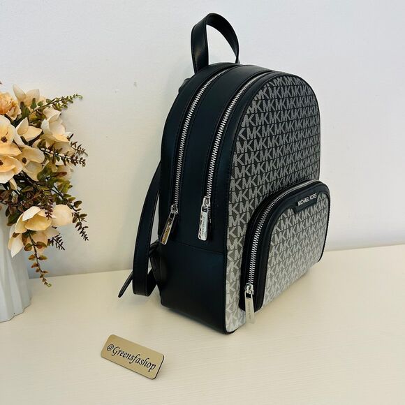 Michael Kors Jaycee Medium Ombré Signature Logo Backpack Black main image 5